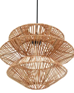 Loftlampe ANDUKI Rattan Naturlig