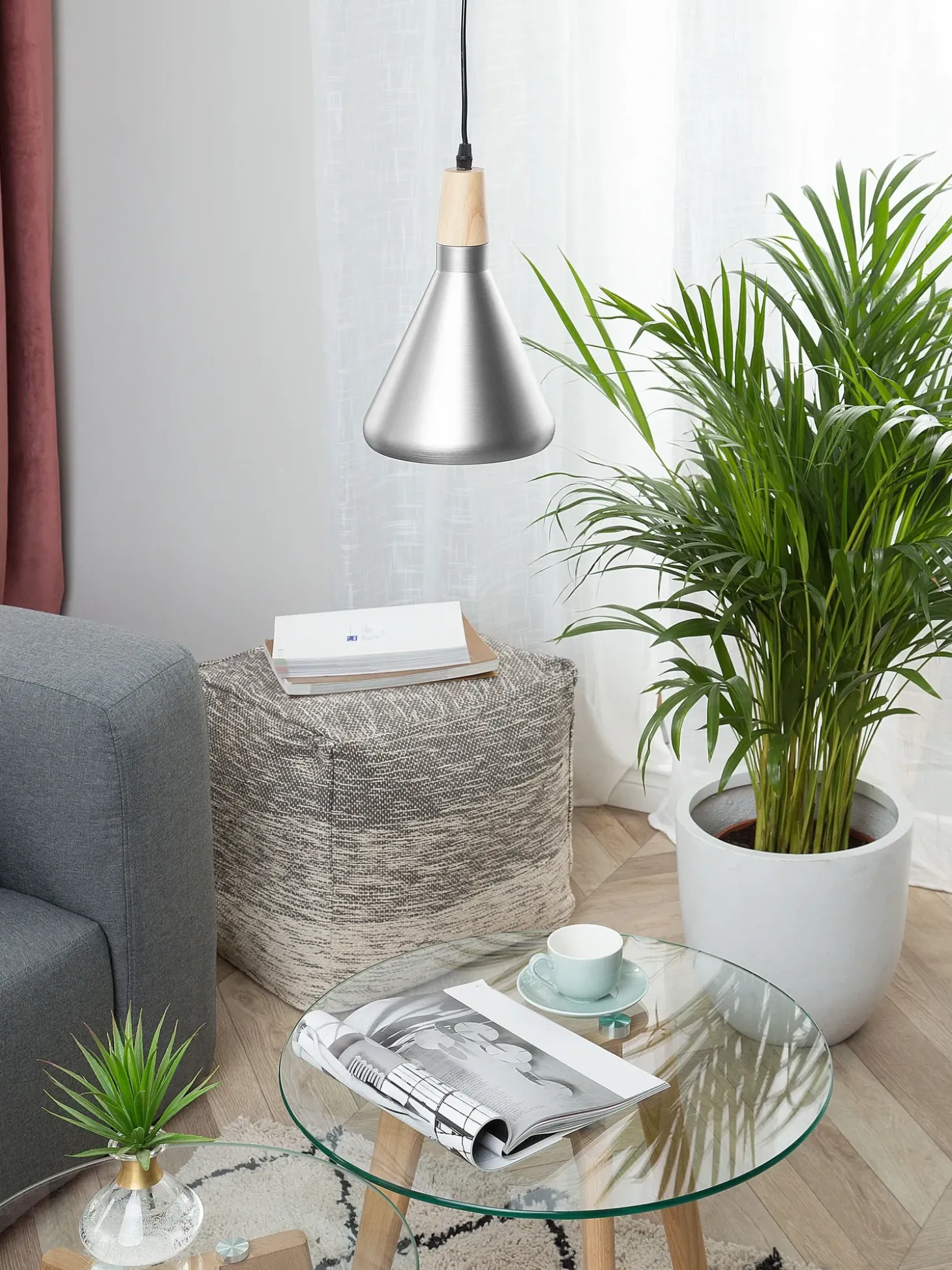 Loftlampe ARDA Metal Sølv