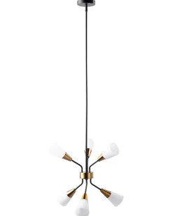 Loftlampe AROYO Glas Hvid