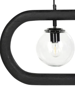 Loftlampe AYENSU Mangotræ Sort