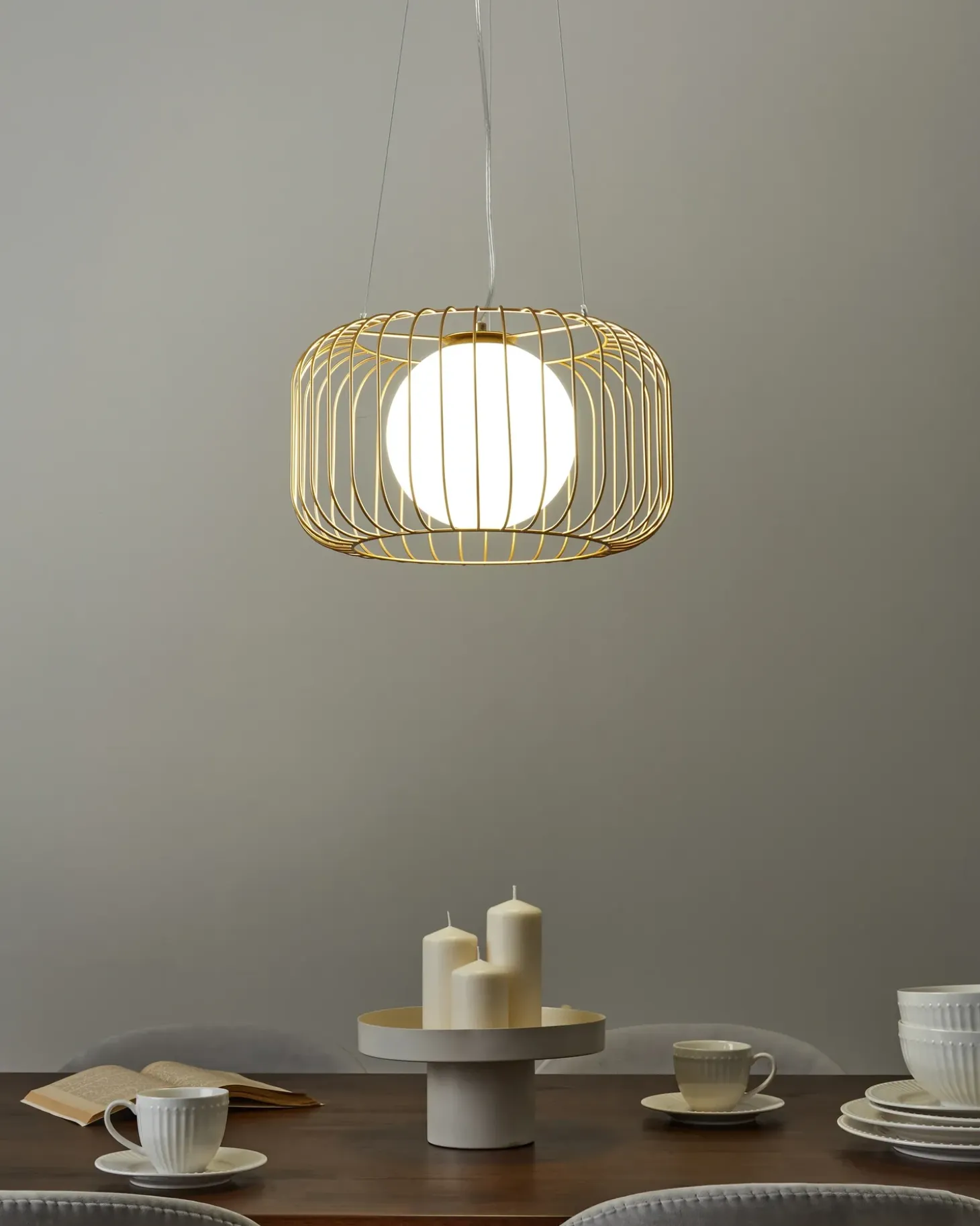 Loftlampe BAIROA Metal Guld