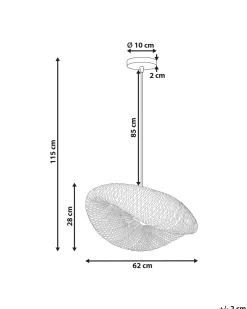 Loftlampe BALHA Bambus Naturlig