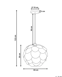 Loftlampe BAMPUR Bambus Naturlig