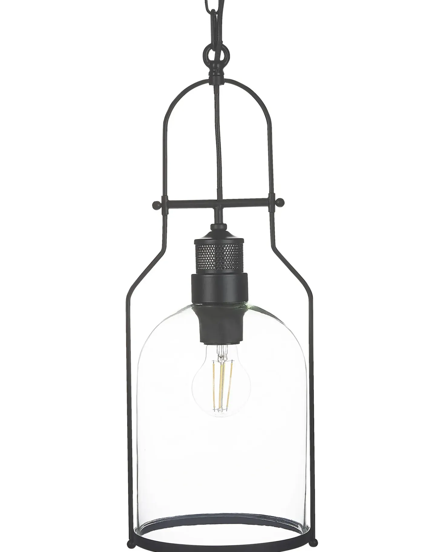 Loftlampe BASHILO Metal Sort