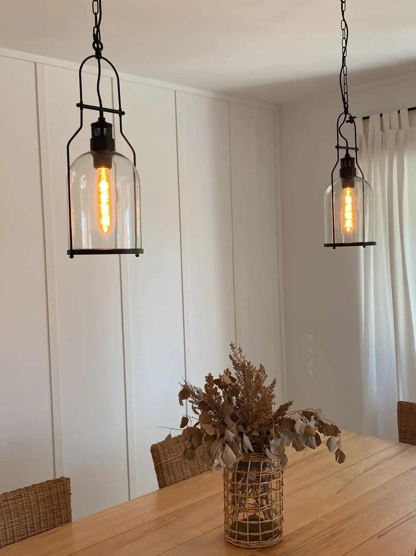Loftlampe BASHILO Metal Sort