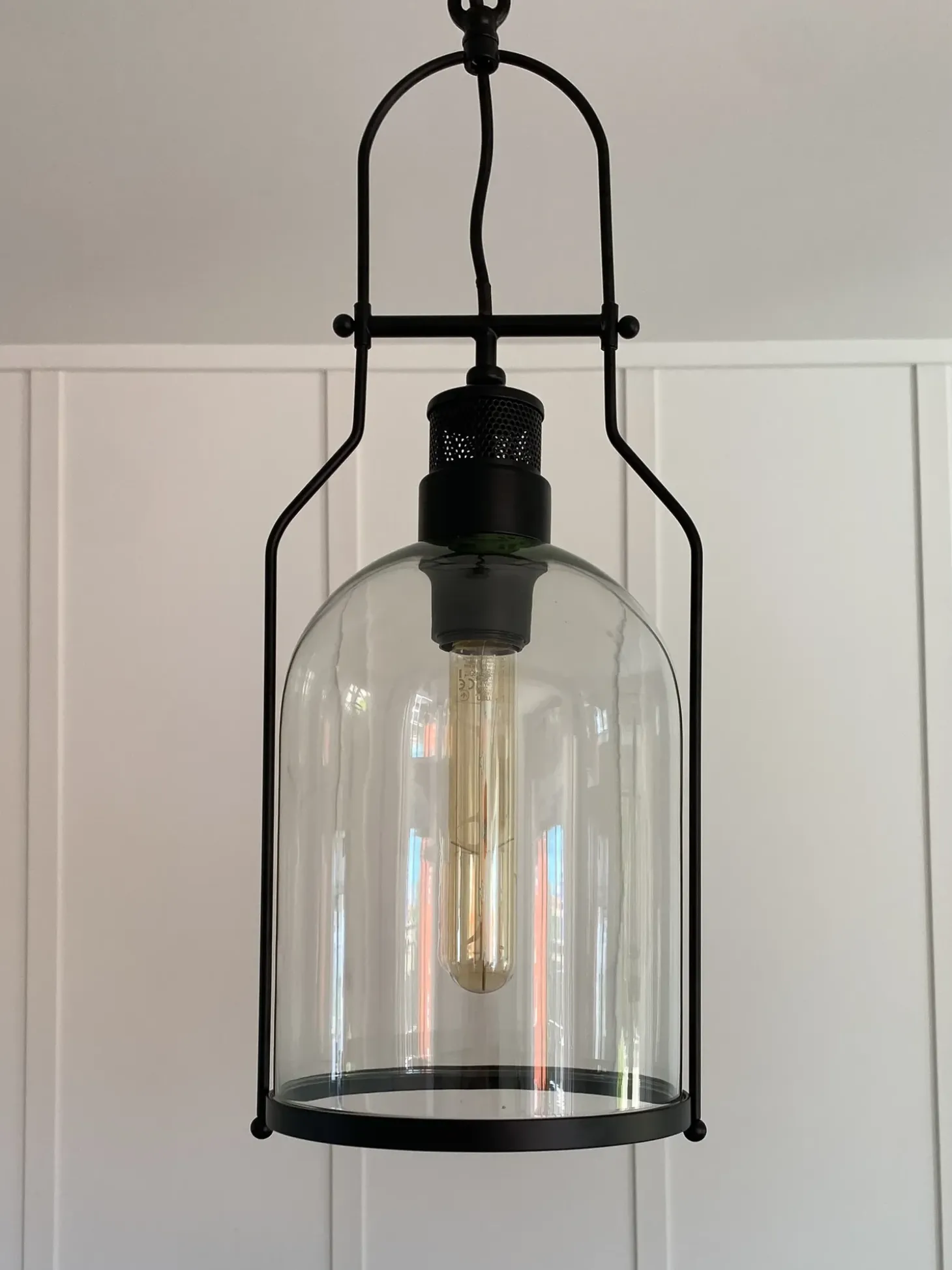 Loftlampe BASHILO Metal Sort