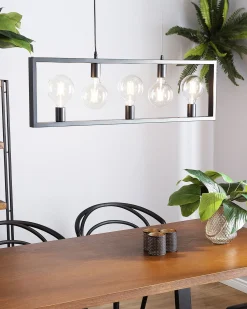 Loftlampe BAYAS Metal Sort
