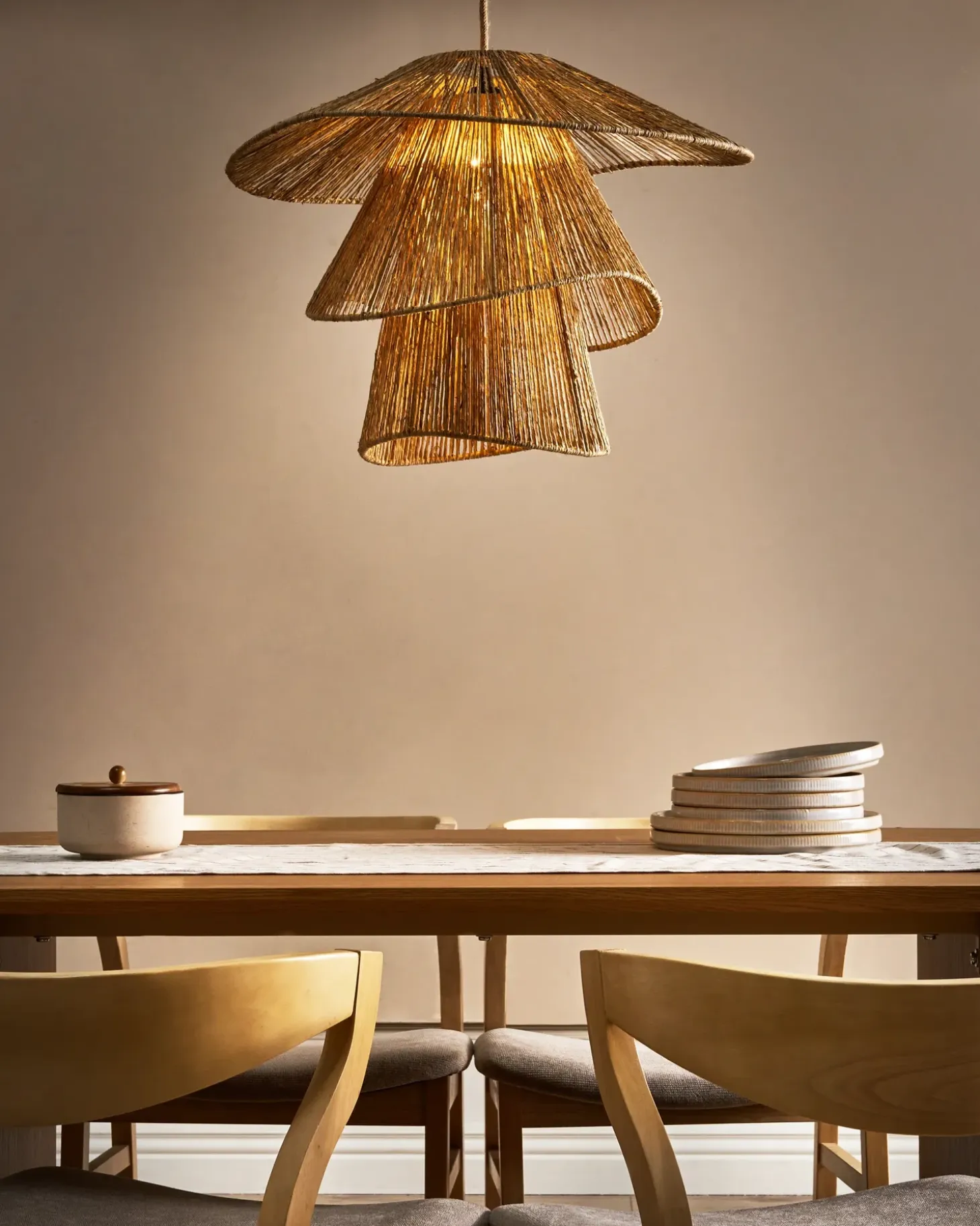 Loftlampe BEDAS Jute Naturlig
