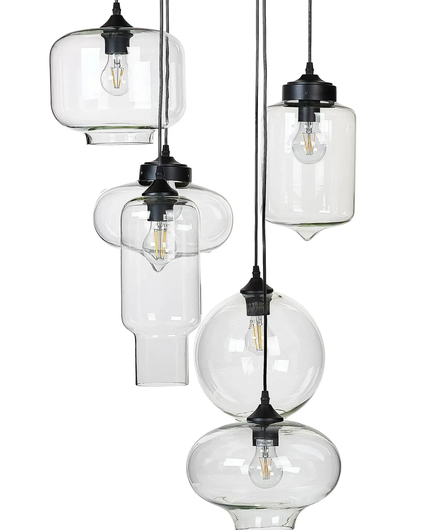 Loftlampe BEMBOKA Glas Transparent