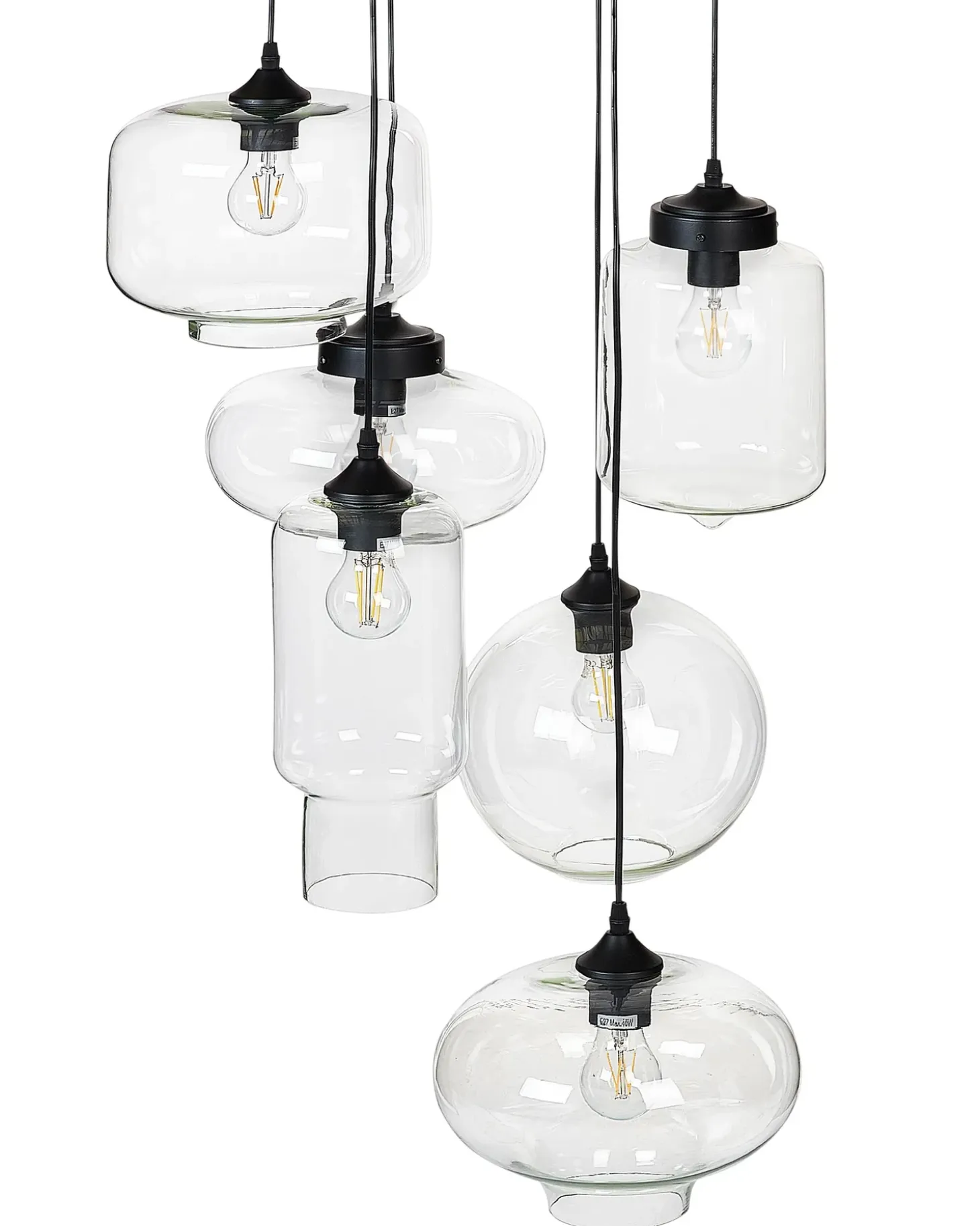 Loftlampe BEMBOKA Glas Transparent