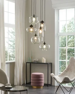 Loftlampe BEMBOKA Glas Transparent