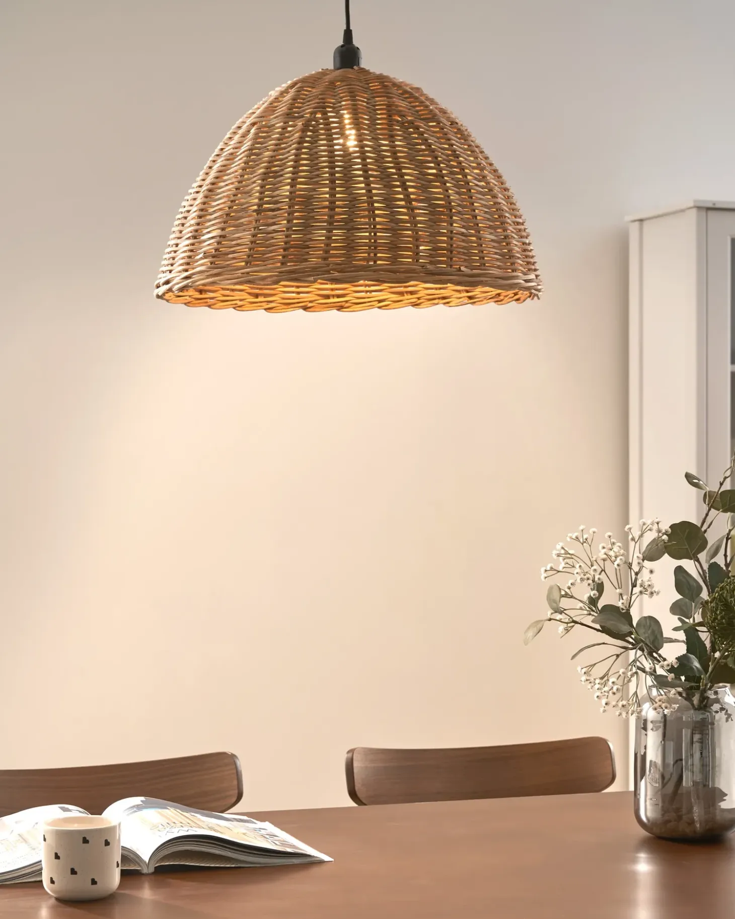 Loftlampe BENGO Rattan Naturlig