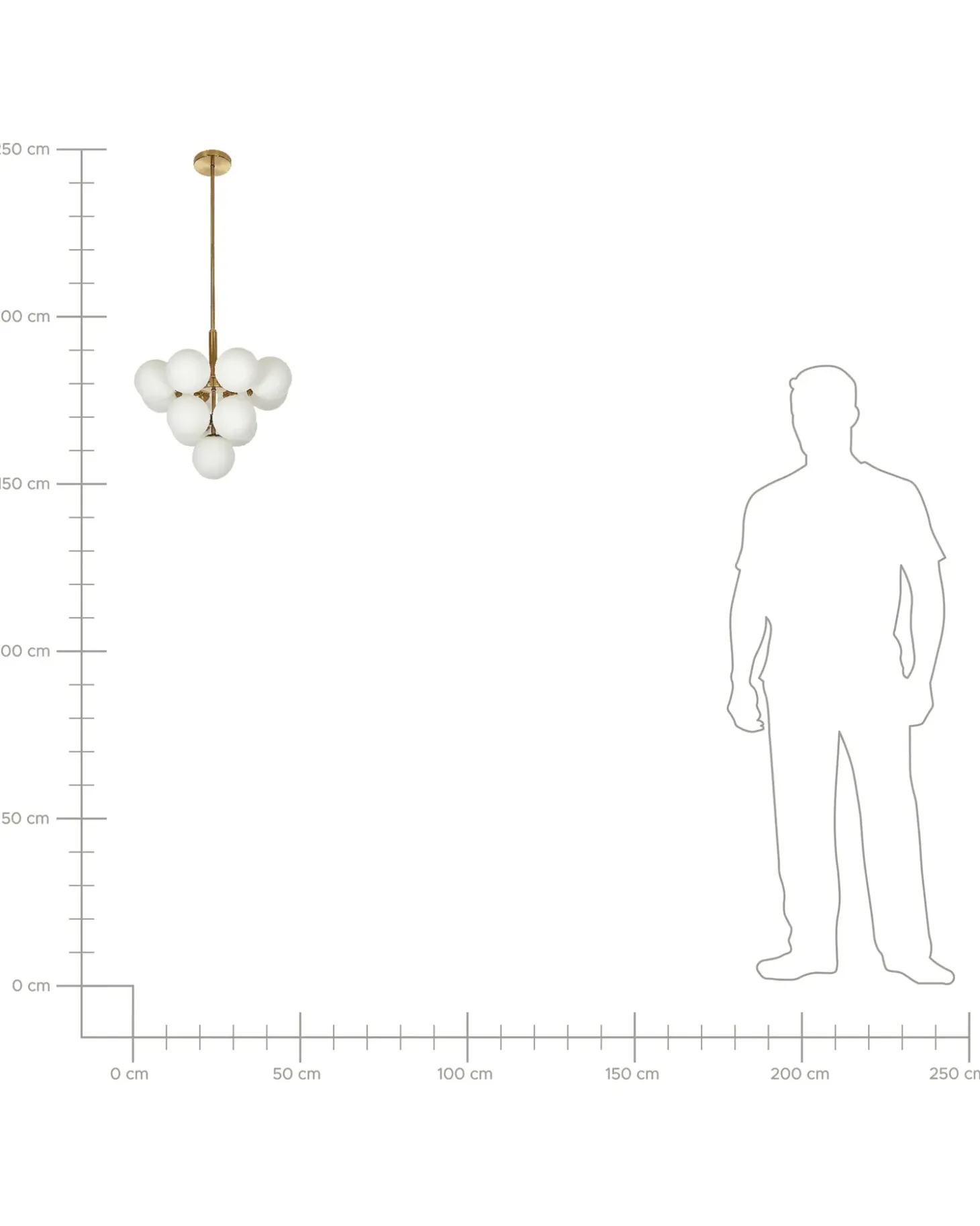 Loftlampe BIRRIE Metal Messing