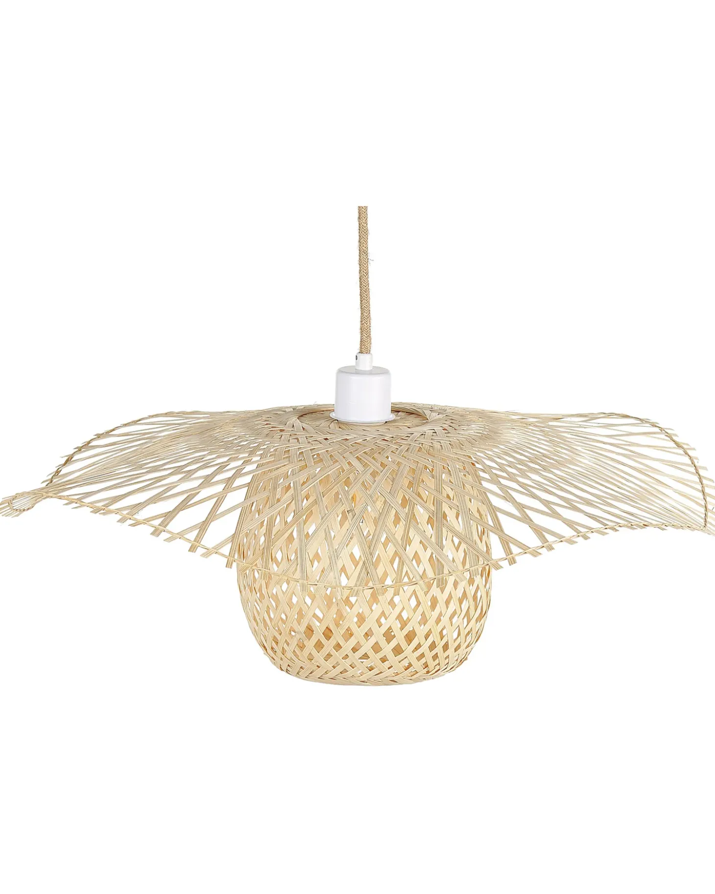 Loftlampe BONITO Bambus Lysebrun
