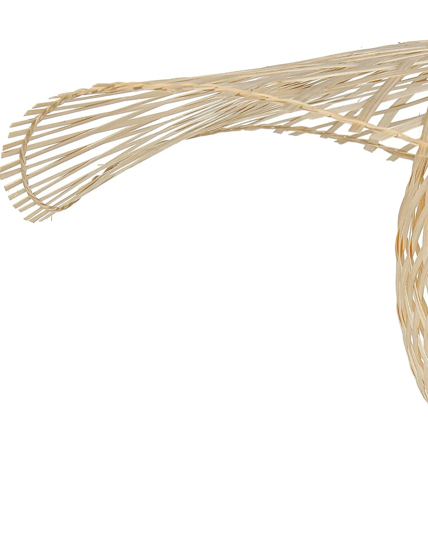 Loftlampe BONITO Bambus Lysebrun