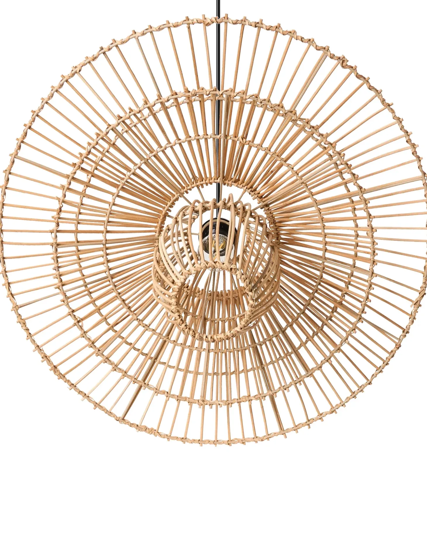 Loftlampe BOTIJAS Rattan Naturlig