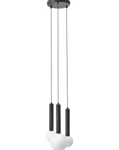 Loftlampe BOUES Metal Sort