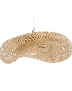 Loftlampe BOYNE Bambus Lysebrun