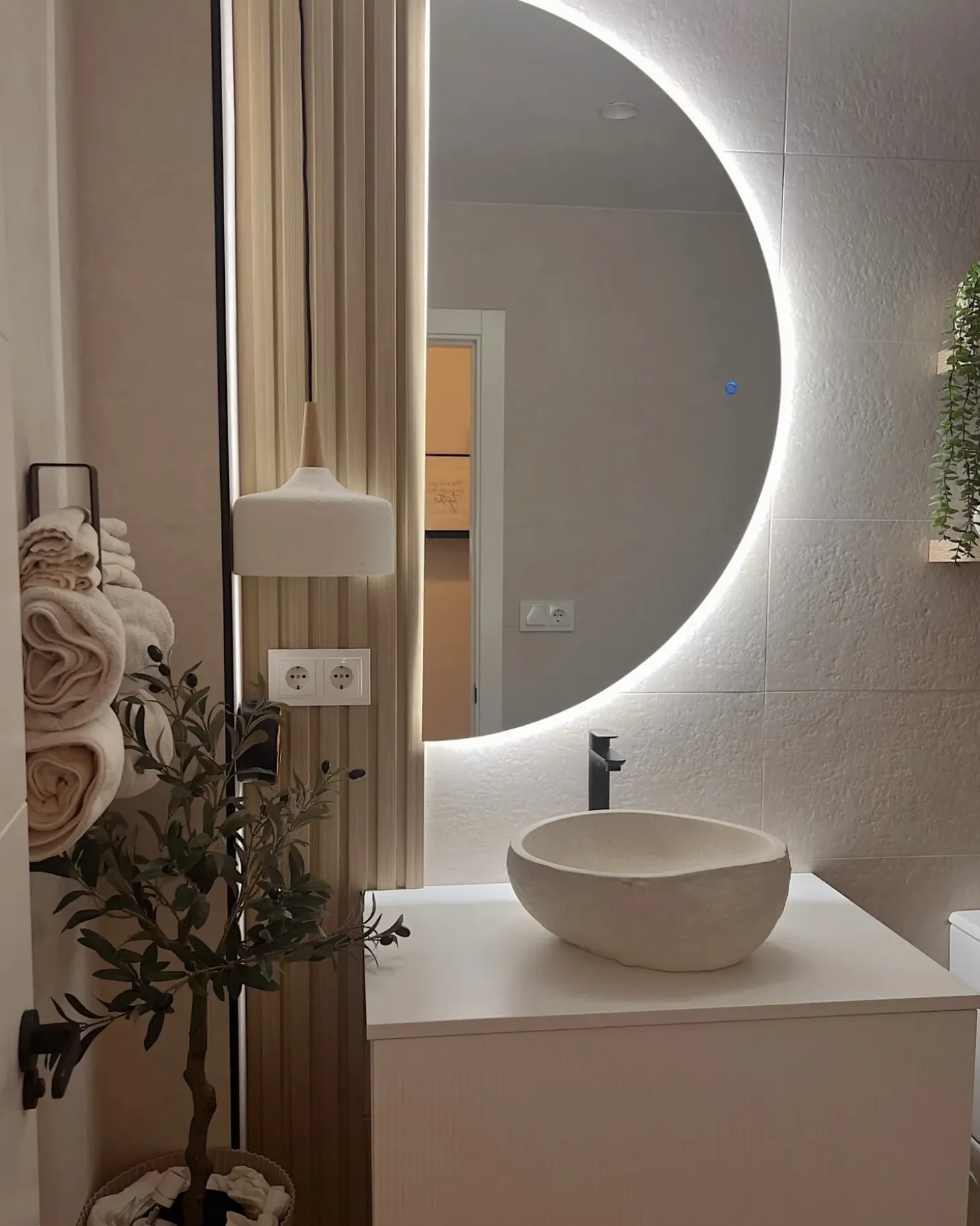Loftlampe BURANO Beton Hvid