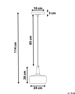 Loftlampe BURANO Beton Hvid