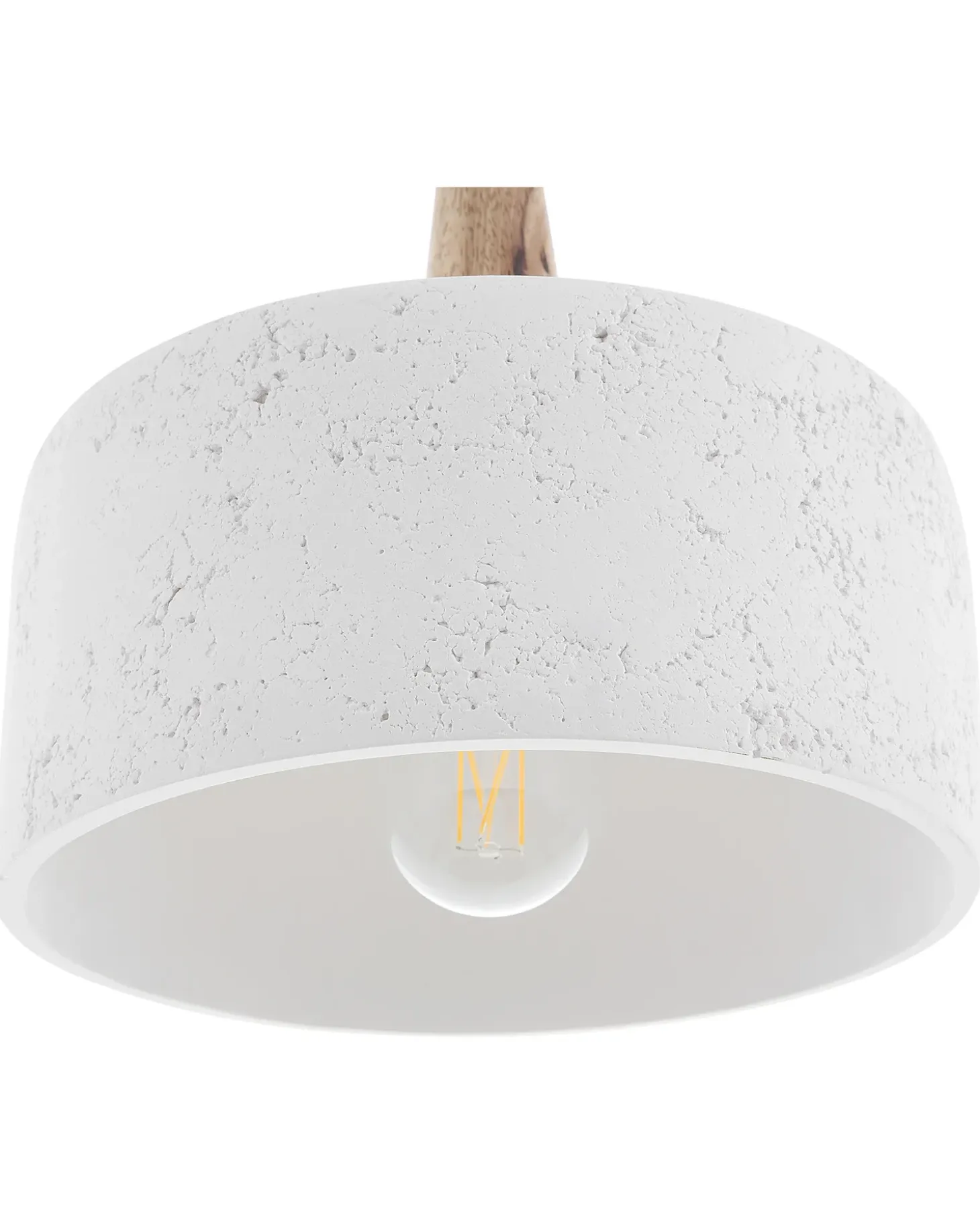 Loftlampe BURANO Beton Hvid