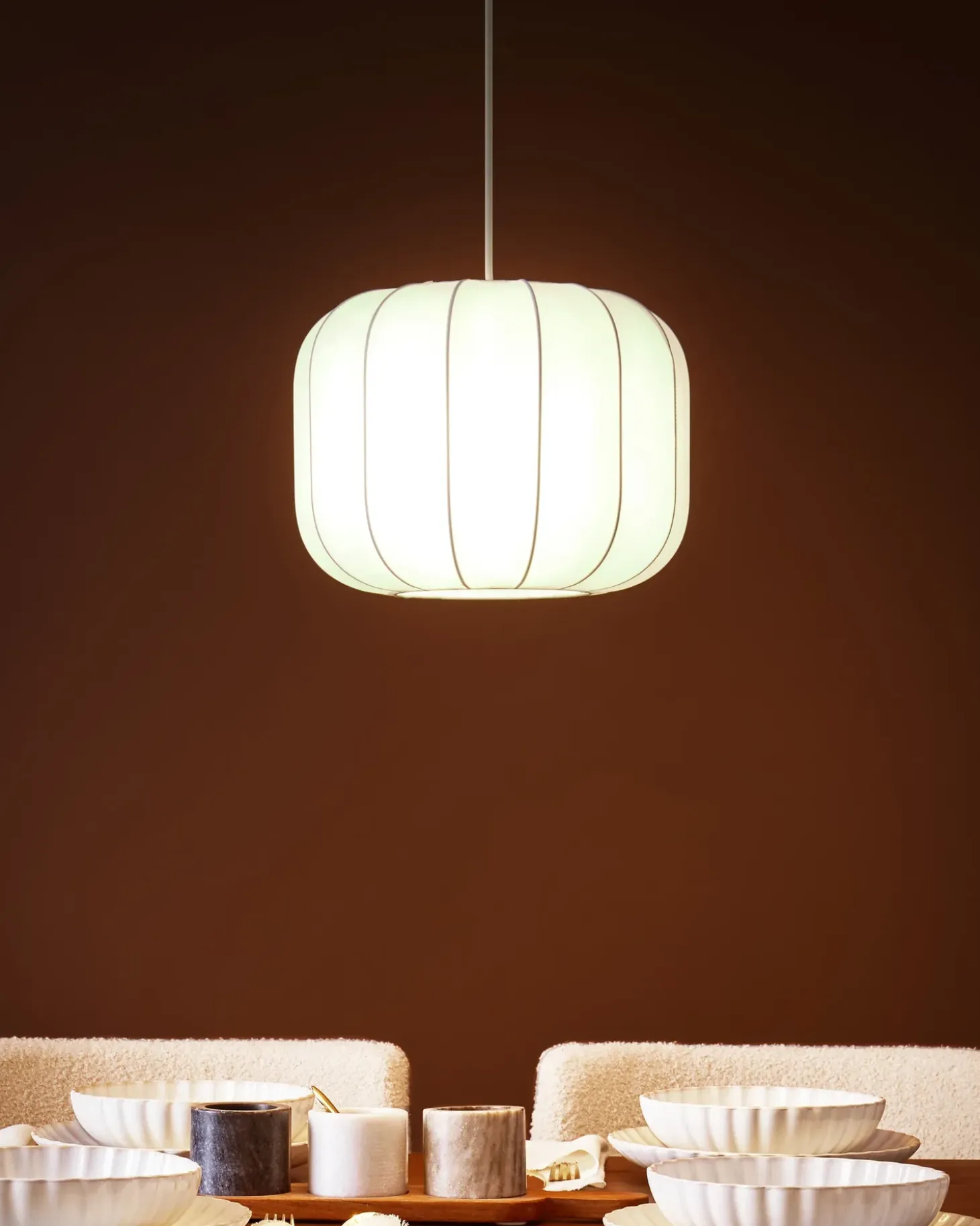 Loftlampe CABRIALES Hvid