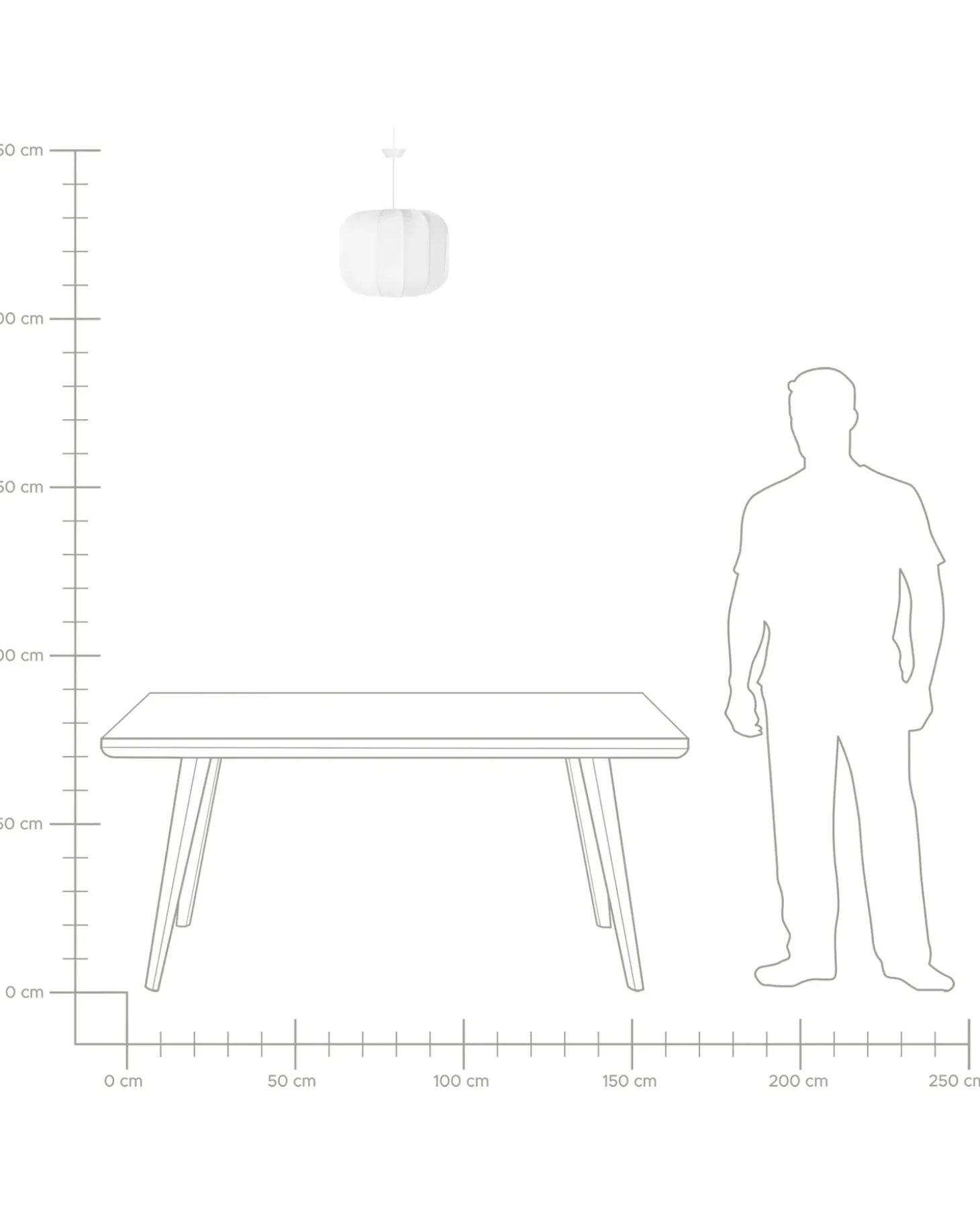 Loftlampe CABRIALES Hvid