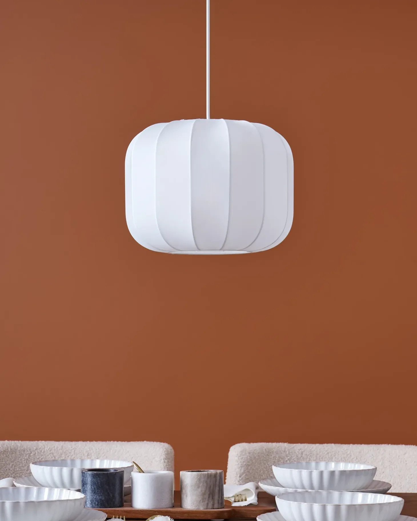 Loftlampe CABRIALES Hvid
