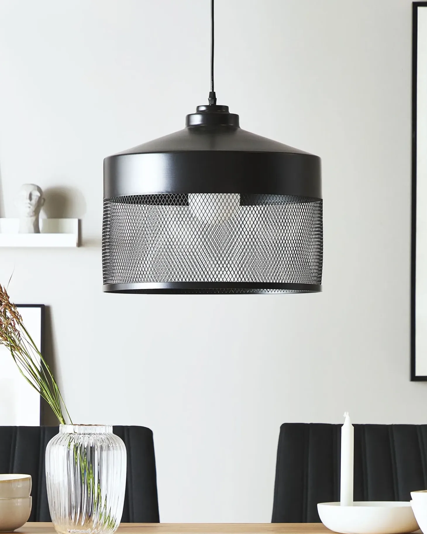 Loftlampe CARDENER Metal Sort