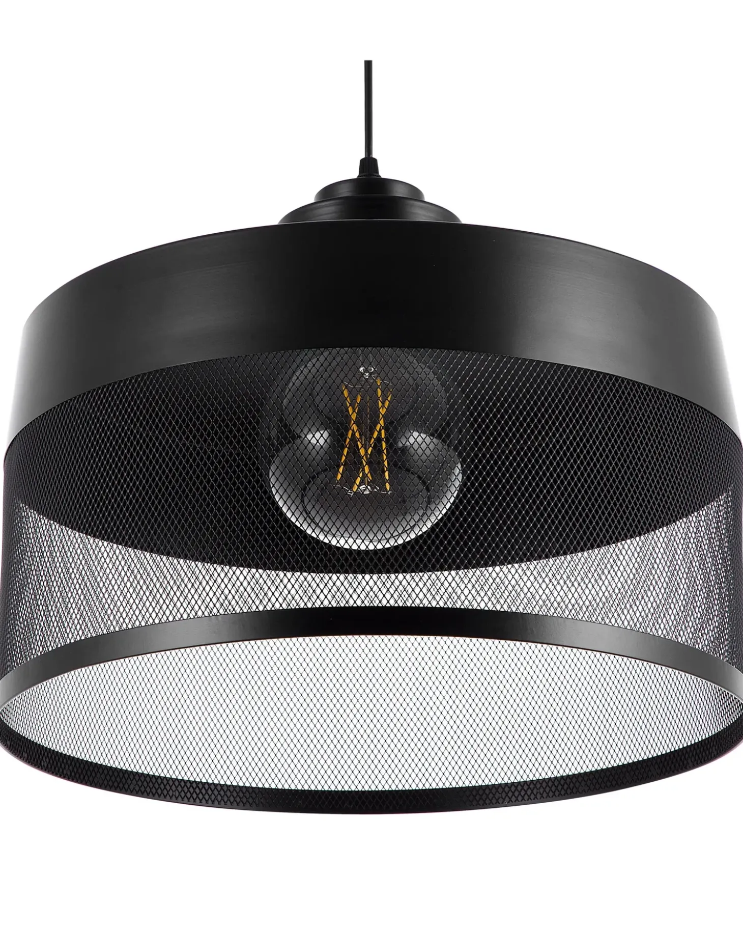 Loftlampe CARDENER Metal Sort