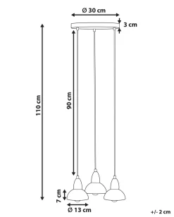 Loftlampe CASTALY Metal Messing