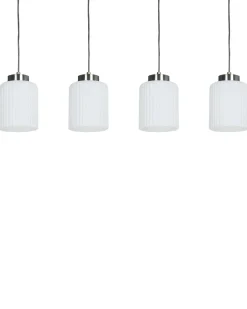 Loftlampe CAUDELO Metal Sort/hvid