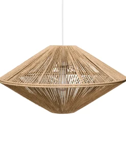 Loftlampe CAVES papirreb Naturlig