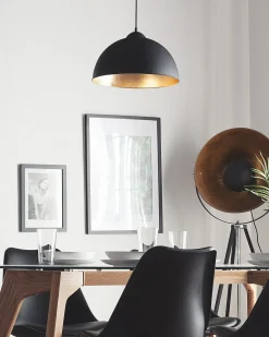 Loftlampe CETINA Metal Sort
