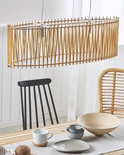 Loftlampe CHARI Lysebrun