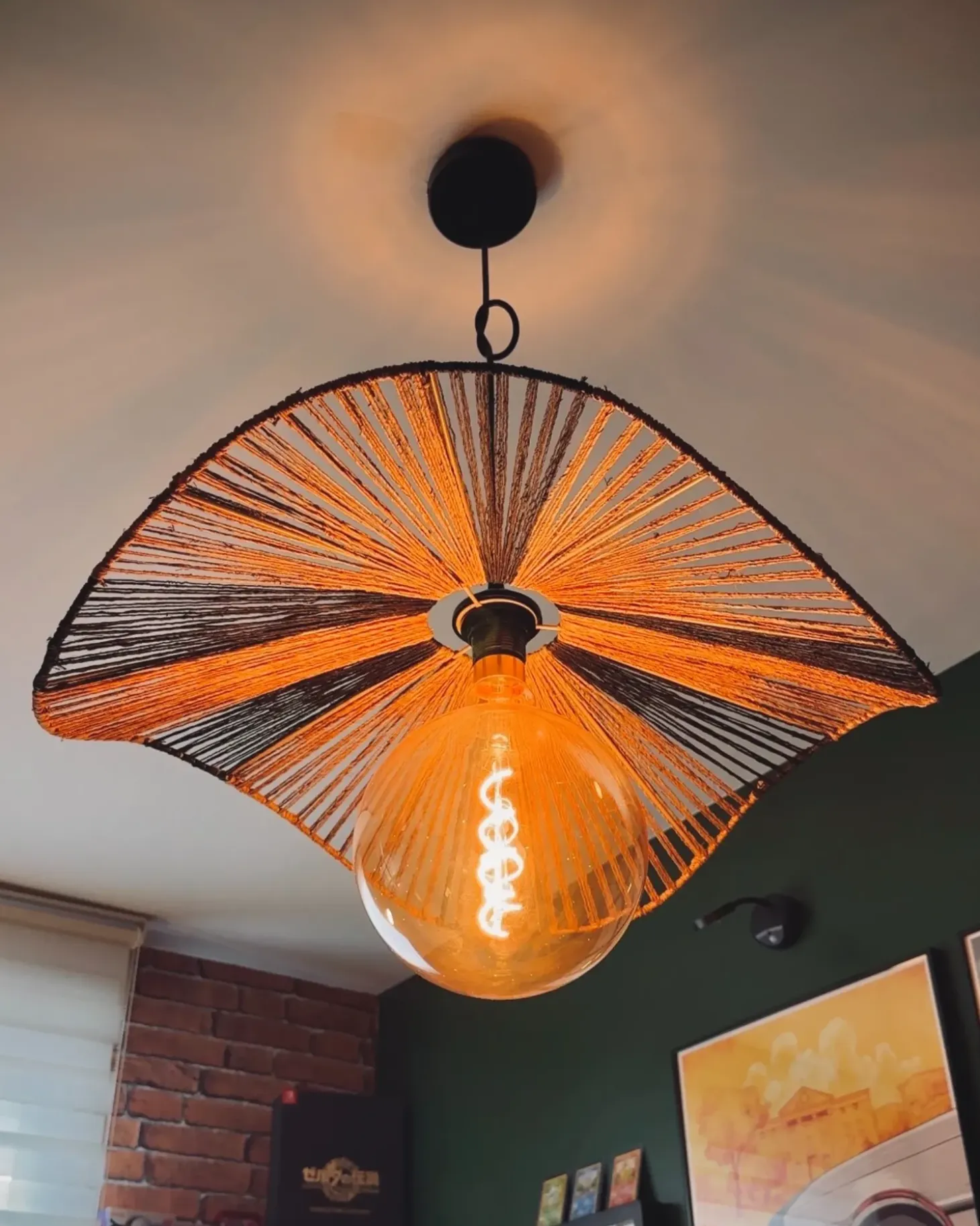 Loftlampe CIBUCO Jute Naturlig
