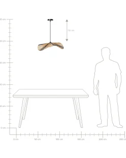 Loftlampe CIBUCO Jute Naturlig