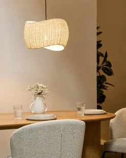 Loftlampe COAMO Rattan Naturlig