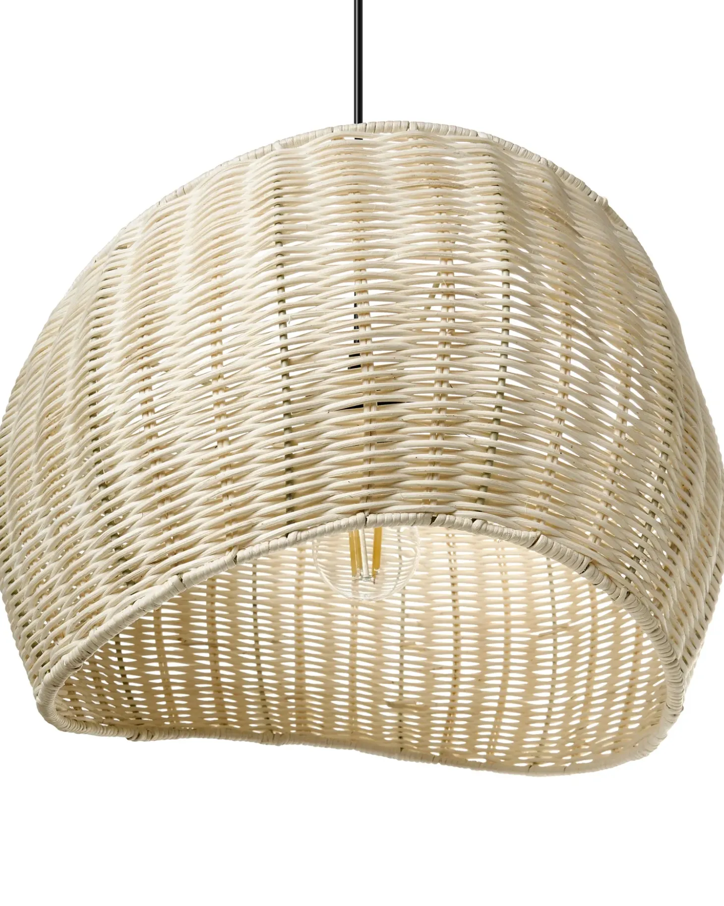 Loftlampe COAMO Rattan Naturlig