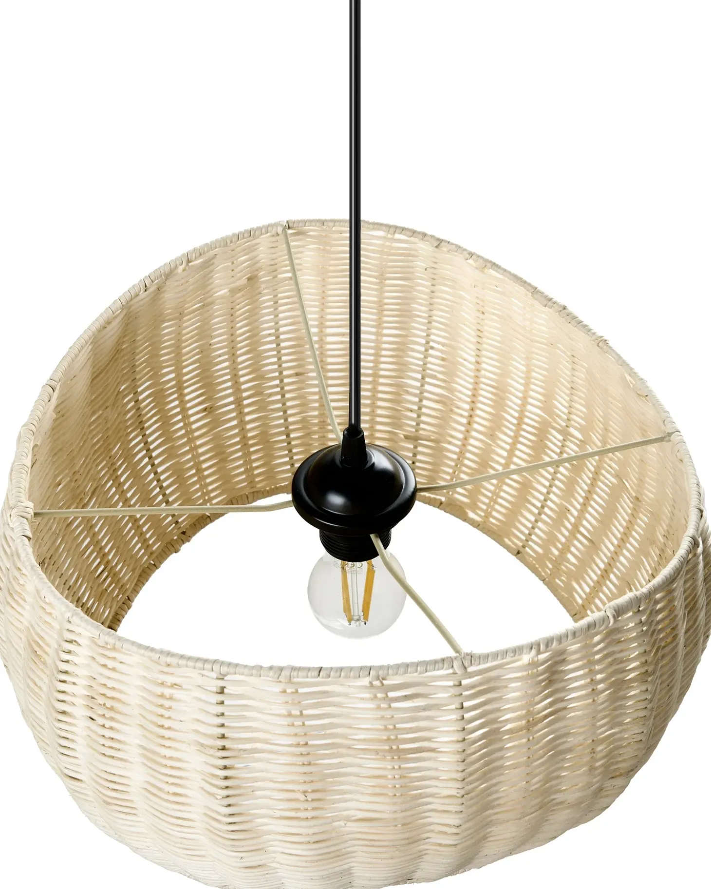 Loftlampe COAMO Rattan Naturlig