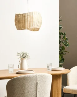 Loftlampe COAMO Rattan Naturlig