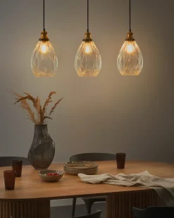 Loftlampe COOSA Glas Transparent