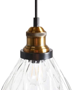 Loftlampe COOSA Glas Transparent
