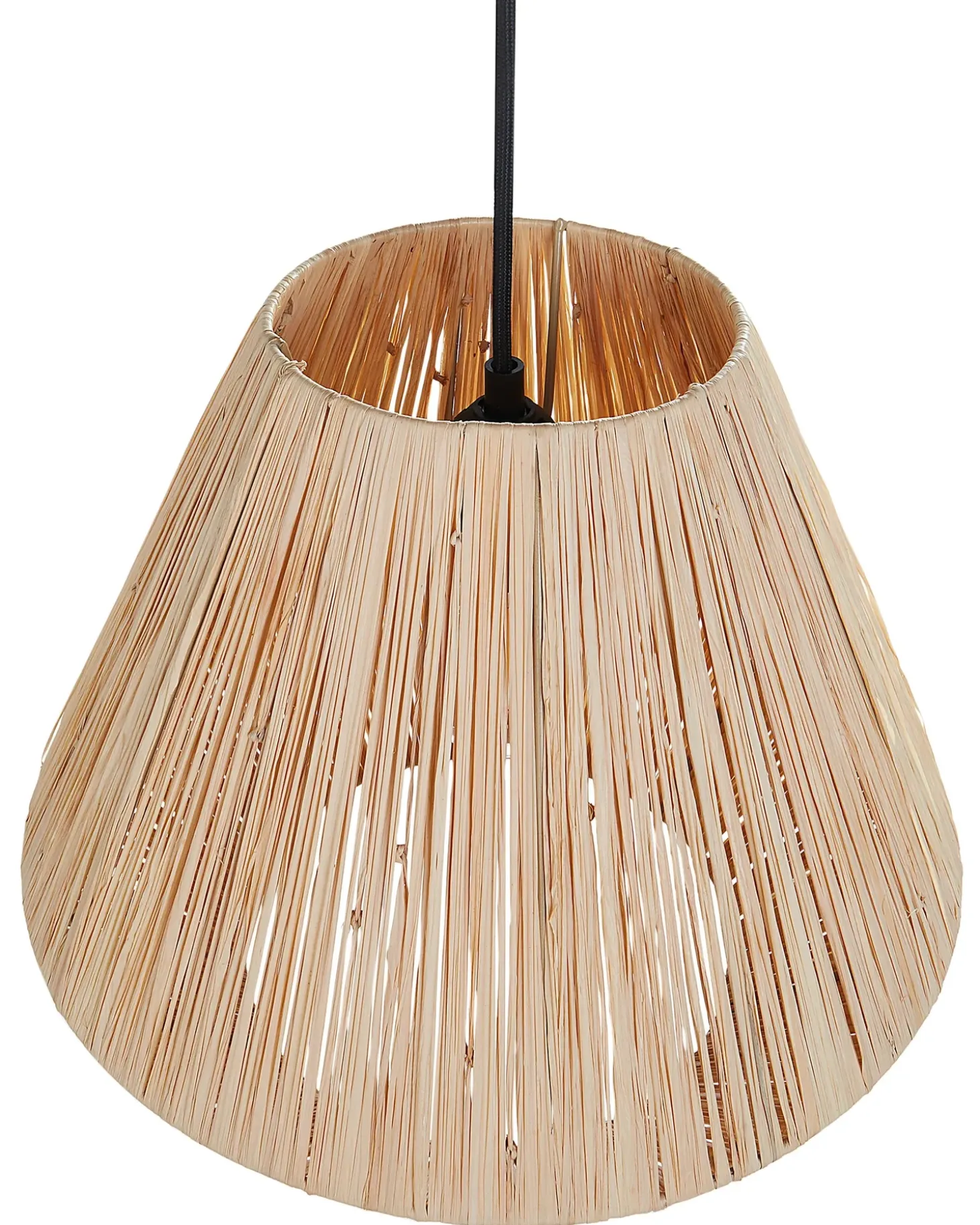 Loftlampe DAMIT Flet Naturlig