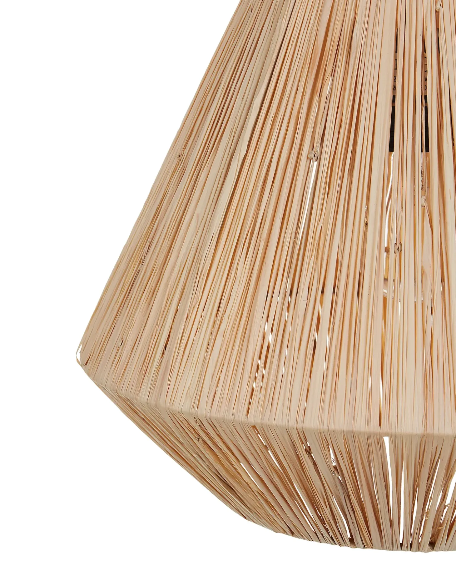 Loftlampe DAMIT Flet Naturlig