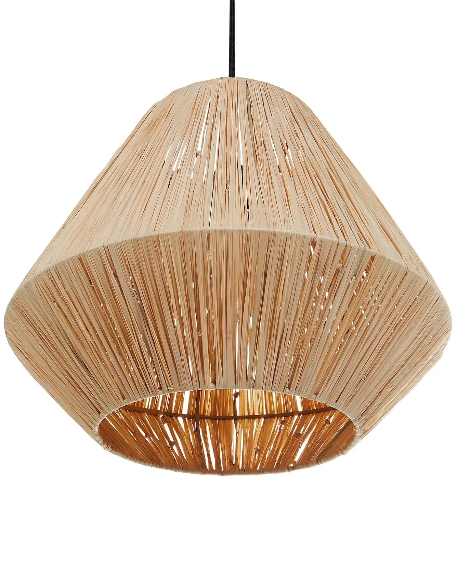 Loftlampe DAMIT Flet Naturlig