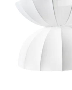 Loftlampe DEBONS Kunstsilke Hvid
