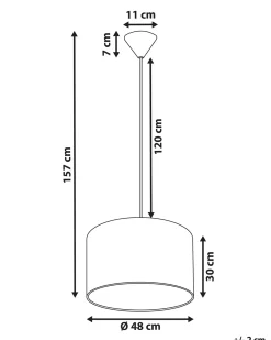 Loftlampe DULCE Blå