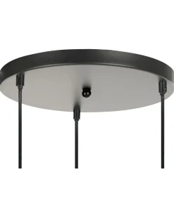 Loftlampe ENDRICK Flet Naturlig Hvid Brun