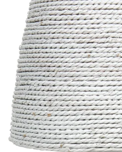 Loftlampe ENDRICK Flet Naturlig Hvid Brun